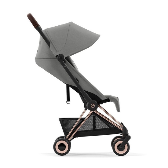 Коляска прогулочная Cybex Coya Mirage Grey Rosegold - 5